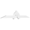 Ekena Millwork Ericson Architectural Grade PVC Gable Bracket, 72"W x 12"H x 2"D x 4"F, 4/12 Pitch GBP072X12X0204ERI00 - alternate 1